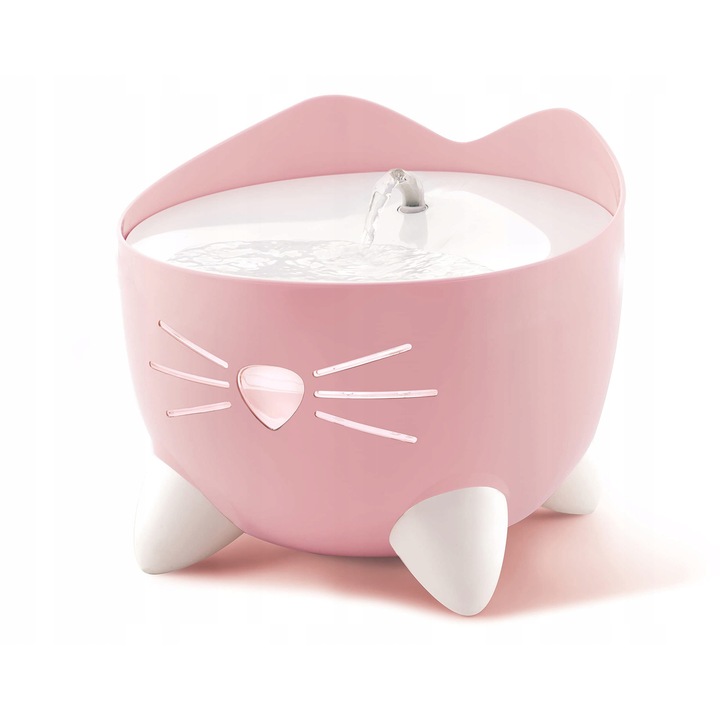 Fontana pentru pisici Catit Pixi 2500ml, roz, 1 set