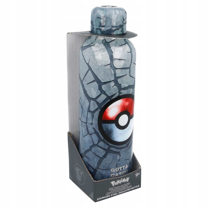 Sticla inoxidabila POKEMON 515 ml, multicolor, 25,5x8,5x8,5cm