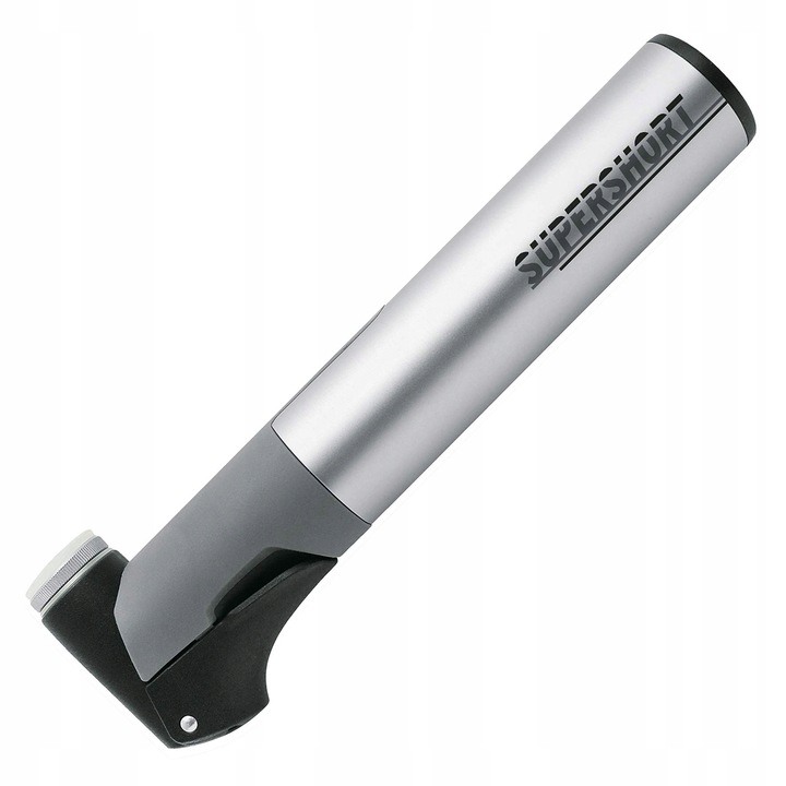 Помпа за велосипед SKS Supershort, телескопична, алуминиева, 6 бара, сребриста, 16x4x4см