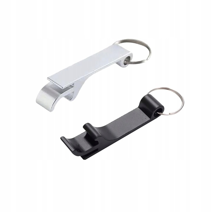 2 darab multifunkcionális, kompakt alumínium kulcstartó sörnyitó, partikhoz