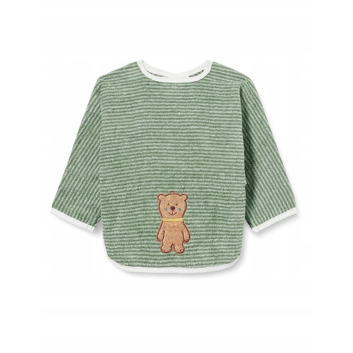 Fartuch cu maneci Sterntaler, Ben, verde, 50x73x0,5cm, set 1 buc.