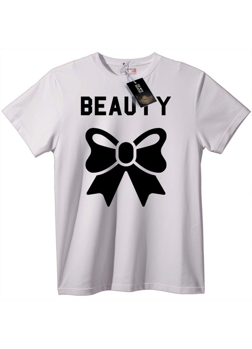 Tricou Frumoasă Panglică, Alb