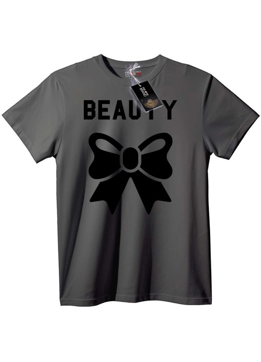 Tricou Frumoasă Panglică, Gri