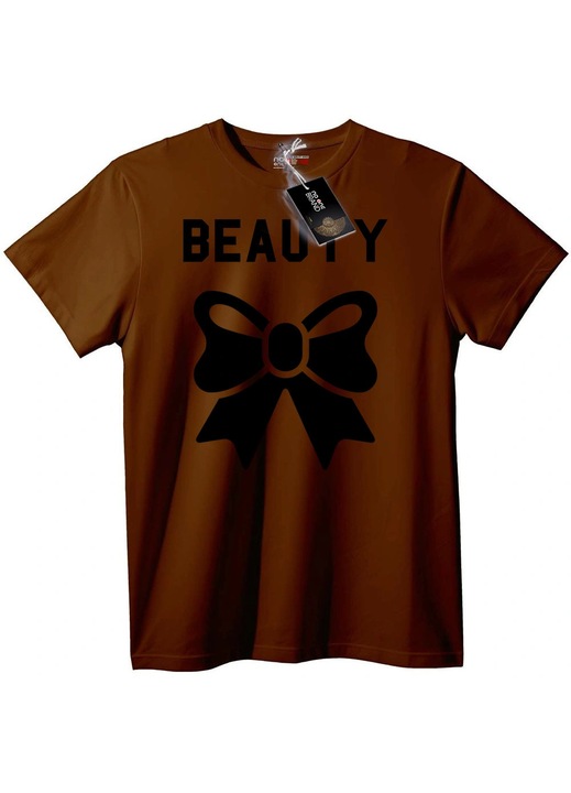 Tricou Frumoasă Panglică, Maro