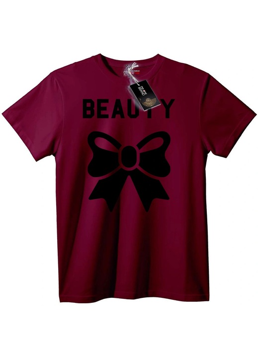 Tricou Frumoasă Panglică, Visiniu