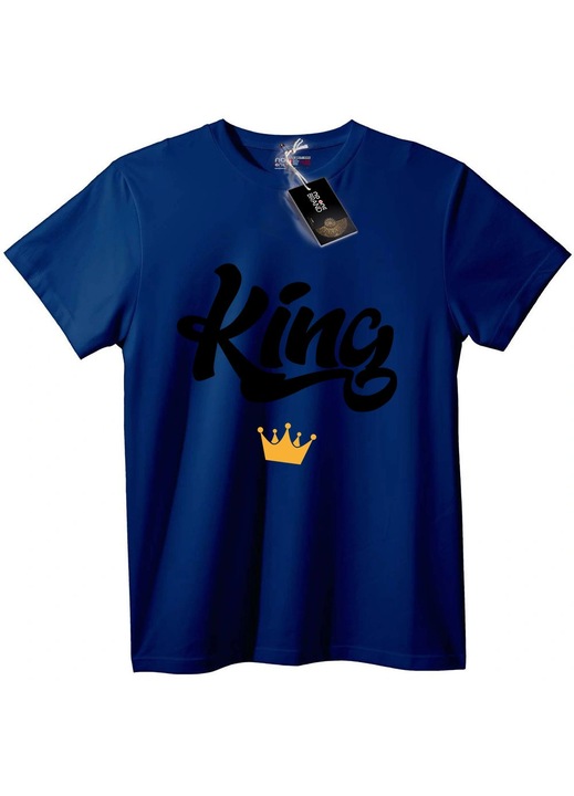 Tricou cu Emblemă Regală, Bleumarin