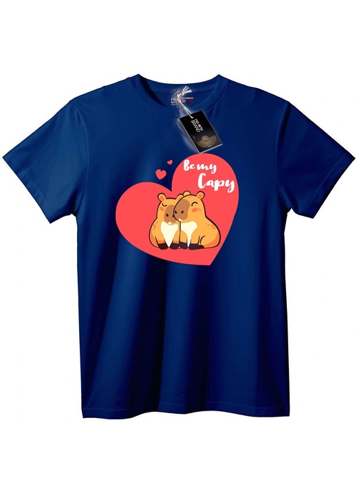 Tricou Fii iubitul meu căpitan, Bleumarin