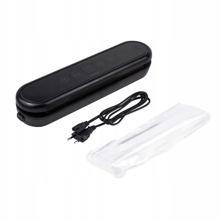 Huslog 80 W vákuumhegesztő, 10 db 12x20 cm-es és 20x25 cm-es zacskóval, LCD kijelzővel, Pulse funkcióval