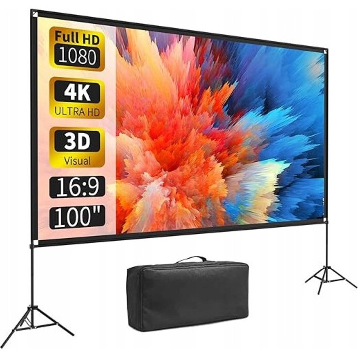 Visulapex 100 hüvelykes 16:9 4K vetítővászon
