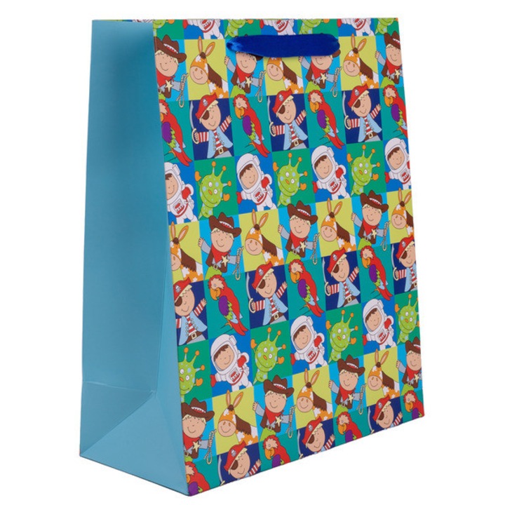 Punga de hartie albastru / verde pentru baieti 1823