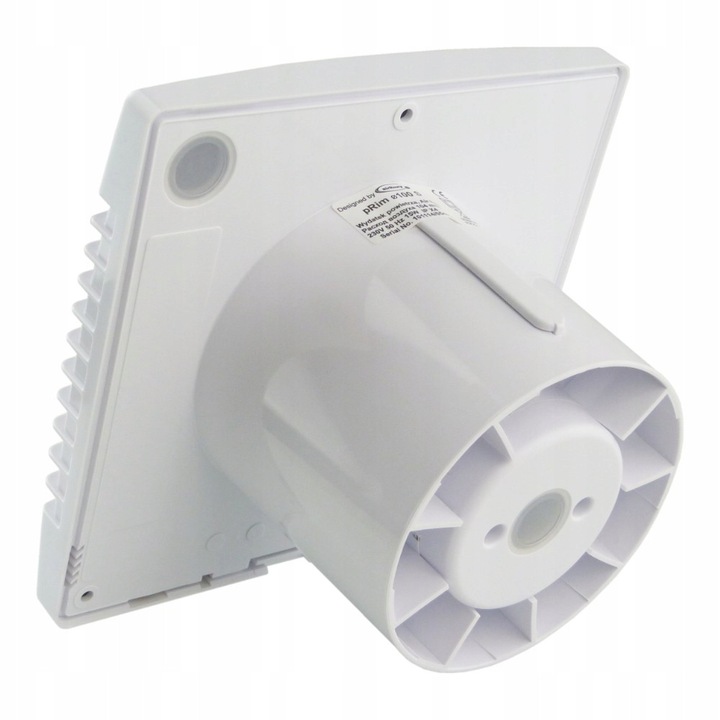 AirRoxy Prim fürdőszobai ventilátor, 100mm, fehér, hővédelemmel