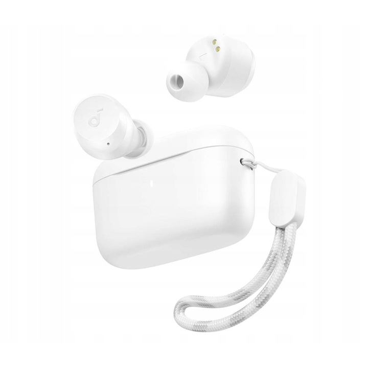 Soundcore A25i vezeték nélküli fülhallgató, Bluetooth, fehér, töltőtokkal, S/M/L kiegészítőkkel