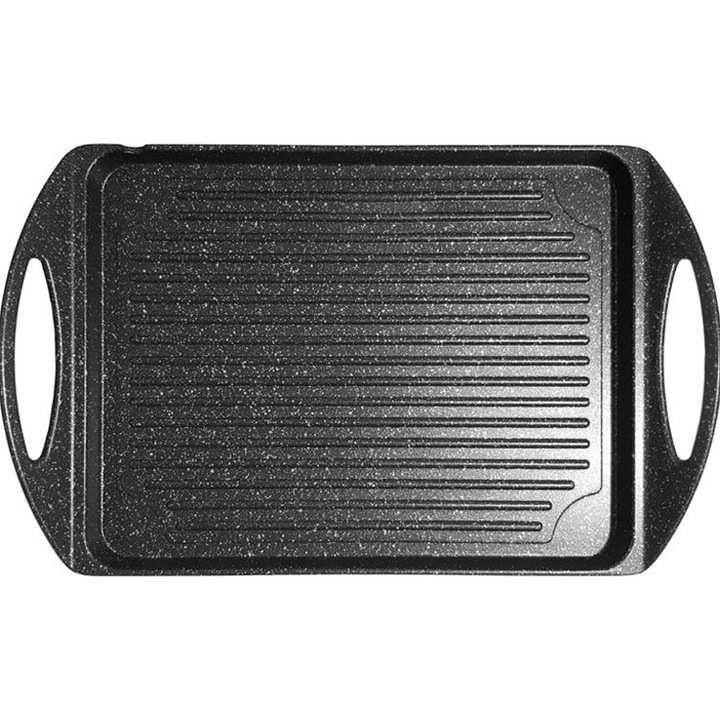 Tigaie GUSTO CASA, anticolanta, 35x25cm, pentru gratar