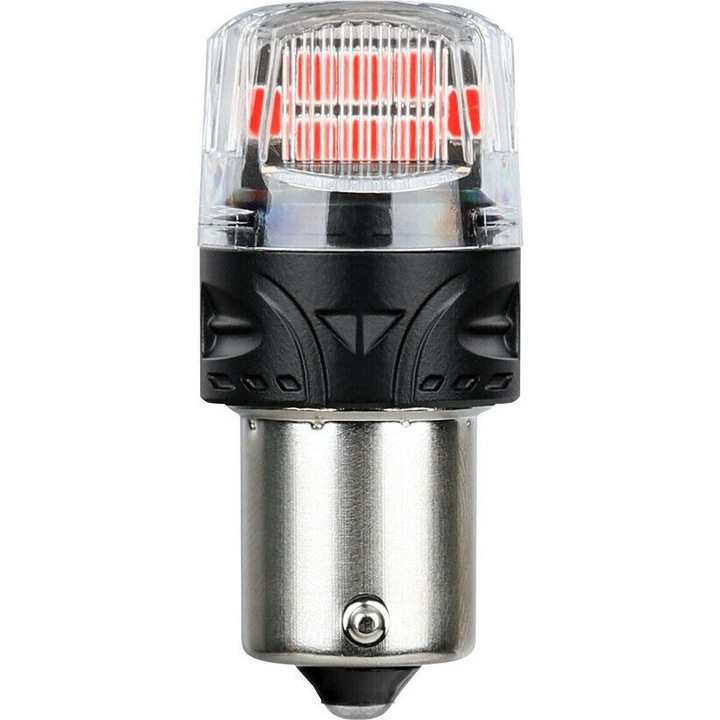 Lampa LED PR21W 12V 150lm rosie CAN-Bus set 2 bucati 20,4x44,6mm