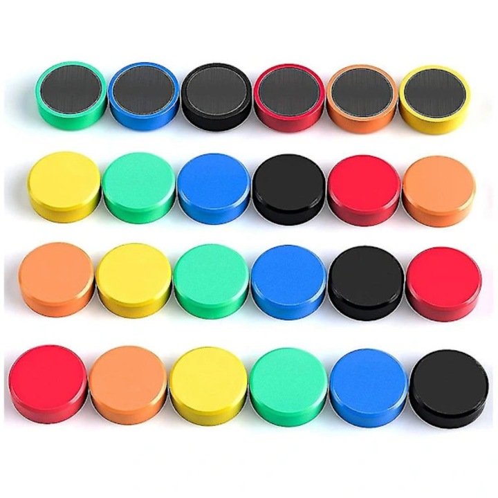 Set 60 magneti rotunzi colorati rezistenti
