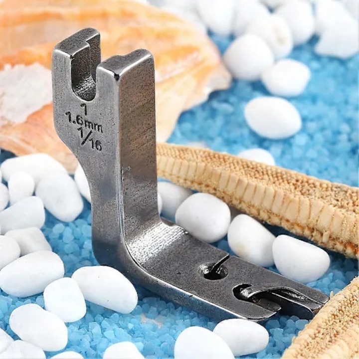 Univerzális nyomótalp ipari varrógépekhez, 1.6mm, acél, szett