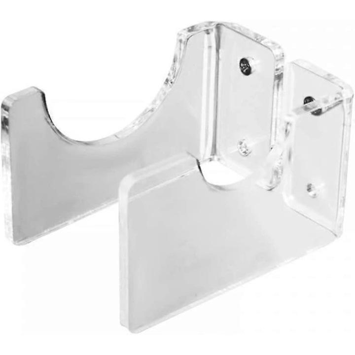 Suport pentru arme din acril, transparent, 15x5x10cm, set cu suruburi