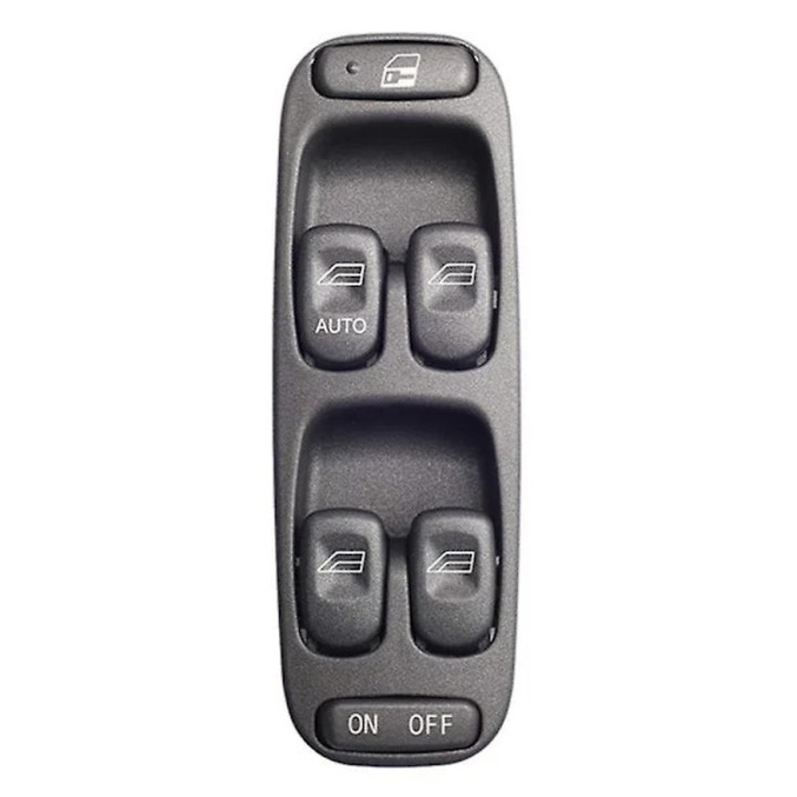 Elektromos ablakemelő kapcsoló V70 S70 XC70 1998-2000, fekete, 15x9x8cm, 1 db-os készlet.