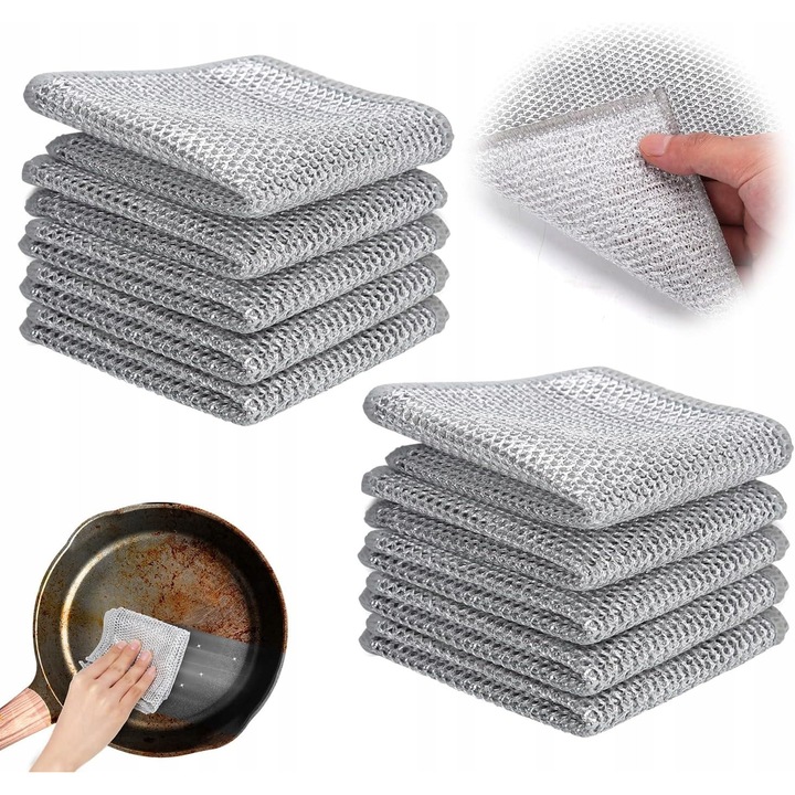 Set 10 bureti, 23x18cm, material sigur, uscare rapida