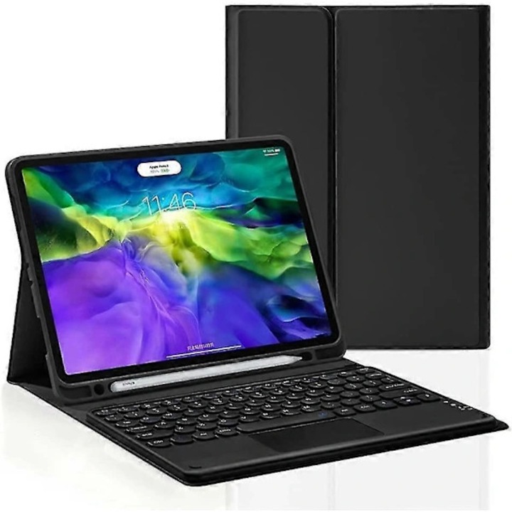 Carcasa cu tastatura pentru tableta Galaxy Tab S6 Lite 10.4 inch, cu trackpad, tastatura colorata detasabila, suport pentru stilou