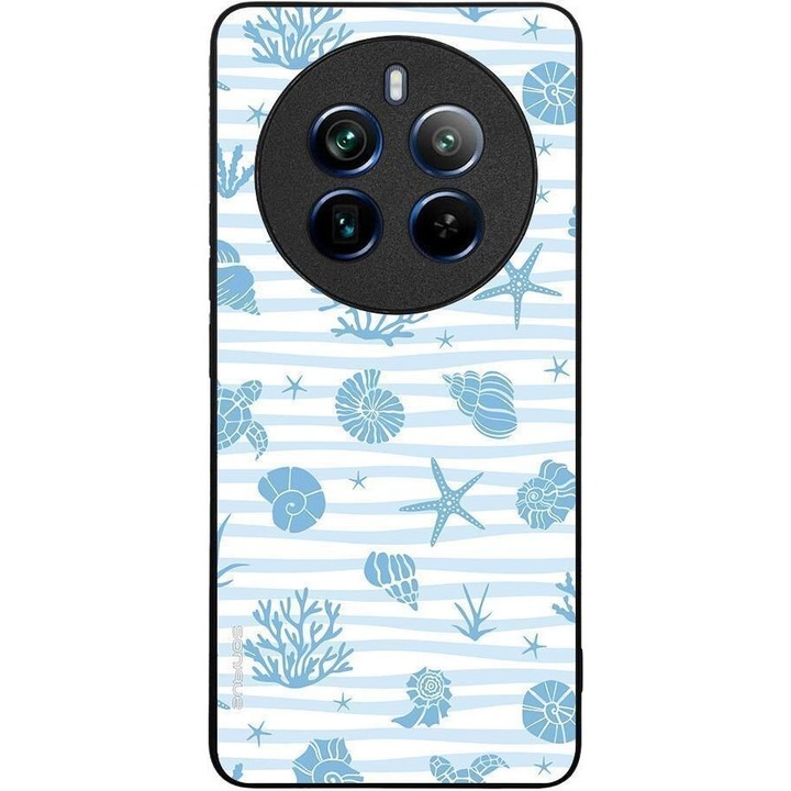 Husa telefon Sonique Ocean Series, coral, pentru Realme 12 Pro 5G / Realme 12 Pro Plus 5G, silicon, acrilic