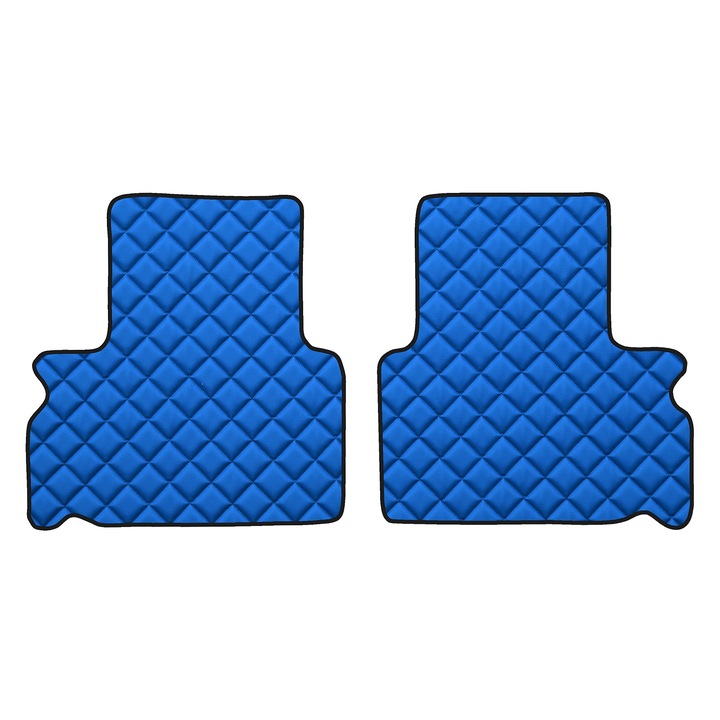 Covorașe podea spate F-CORE ECO-PIELE Q, 5-7 locuri, albastru