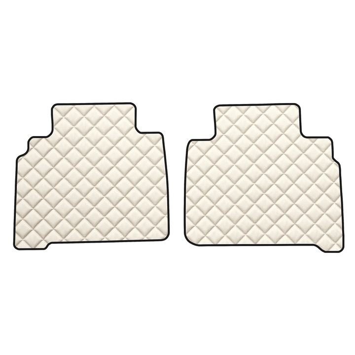 Covorașe podea spate, F-CORE, ECO-PIELE Q, colorate, 7 locuri și 5 locuri, Sampanie