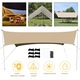 Cort tip pagoda hexagonal Juksun 6 persoane, 450x300cm, material poliester impermeabil, colturi intarite, tije rezistente, montaj versatil, Pentru camping, picnic, plaja