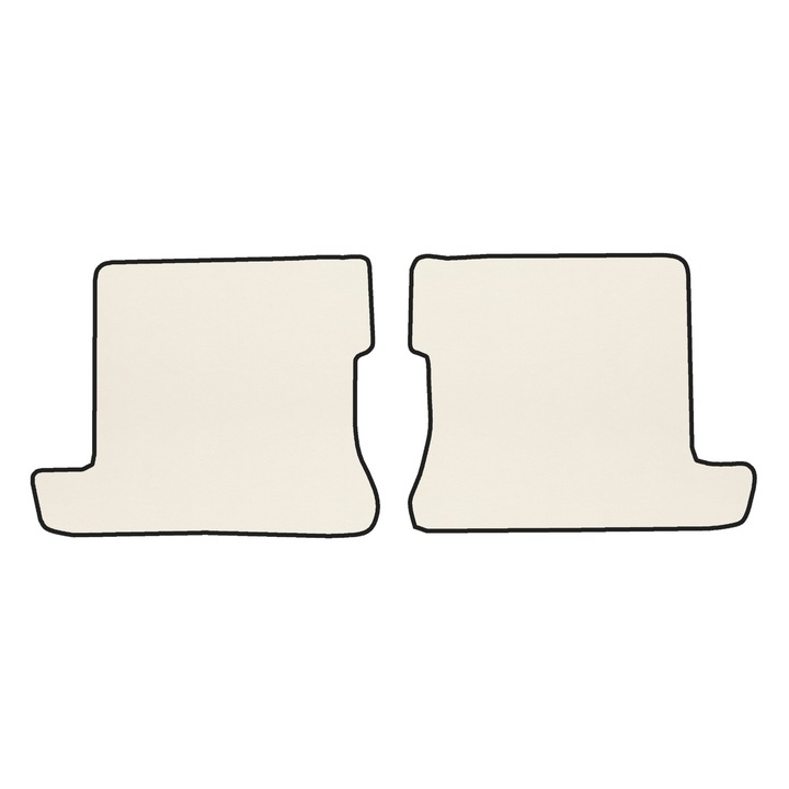 Covorase podea - spate, F-CORE, ECO-PIELE S, piele ecologică, sampanie, pentru Cabrio