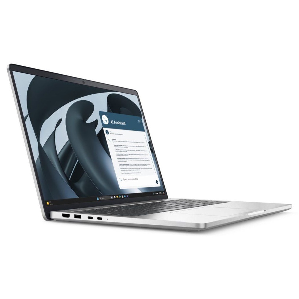 Laptop Dell Pro 16 Plus PB16255 PCHWK, 16 inch 1920 x 1200, AMD 220 6 C / 12 T, 3.2 GHz - 4.9 GHz, 3 MB 16 MB cache, 16 GB LPDDR5X, 512 GB SSD, AMD Radeon Graphics, Windows 11 Pro, Tastatura Germana