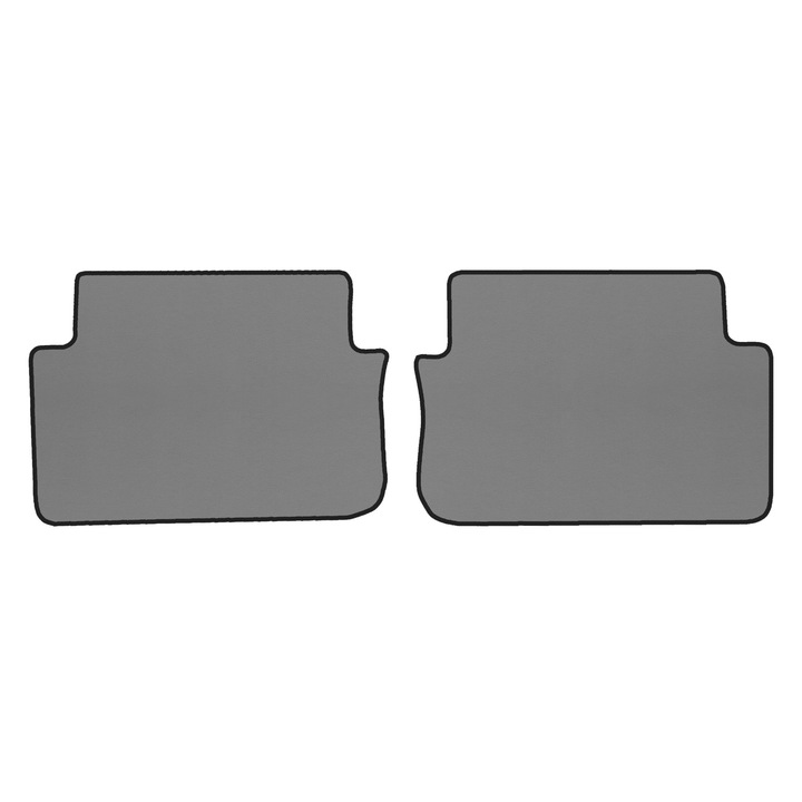 Covorașe podea spate, F-CORE, ECO-PIELE S, Gri, Sedan