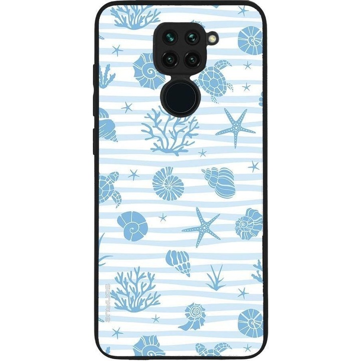 Husa telefon Sonique Ocean Series pentru Xiaomi Redmi Note 9, coral, silicon, acrilic