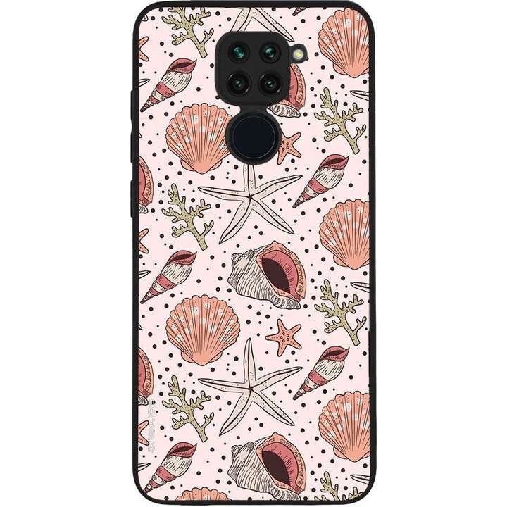 Husa telefon Sonique Ocean Series pentru Xiaomi Redmi Note 9, silicon, design oceanic, multicolor