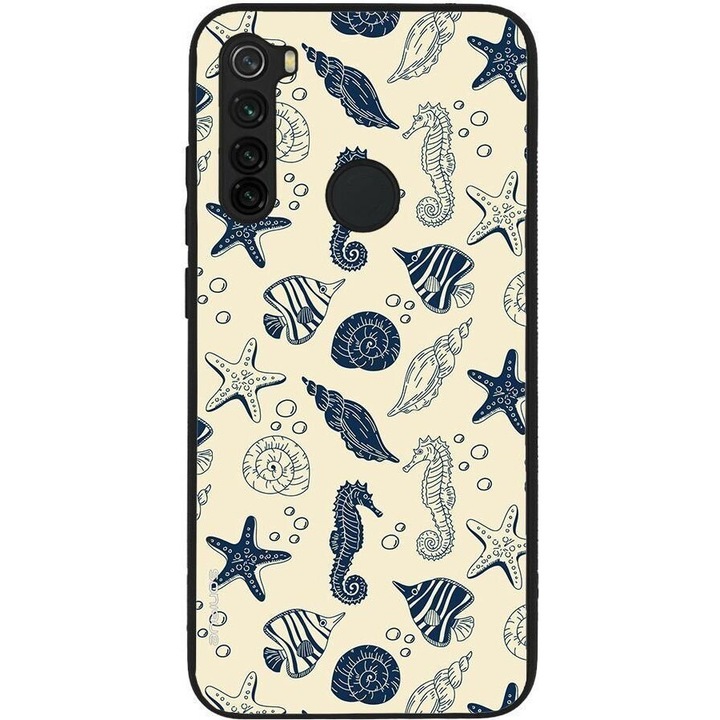 Husa telefon Sonique Ocean Series, pentru Xiaomi Redmi Note 8 / Redmi Note 8 2021, silicon, multicolor, 10x15x22cm