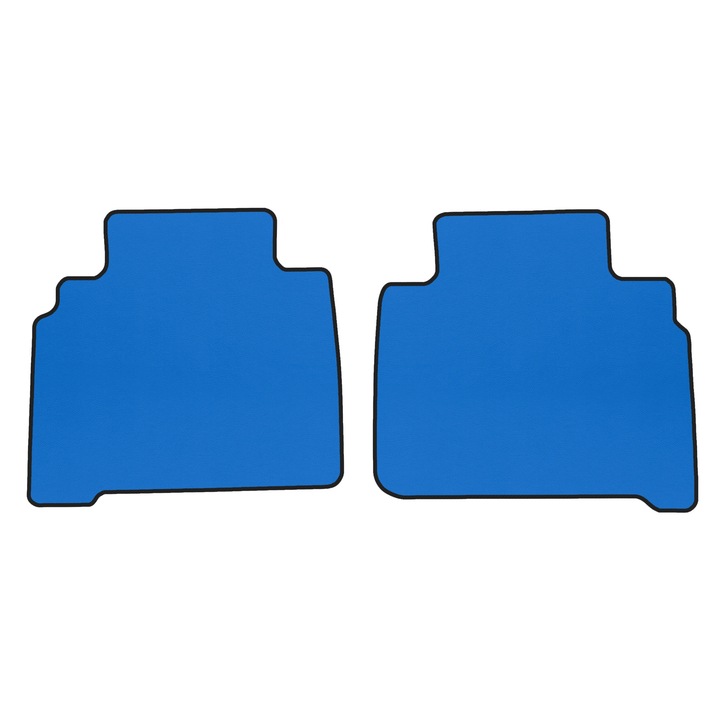 Covorase podea spate F-CORE, eco-piele, albastru, compatibile VAN/Minivan, set