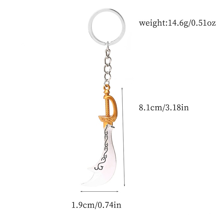 Pandantiv din aliaj The Legend of Zelda: Breath of the Wild, 10x3cm, set accesorii joc