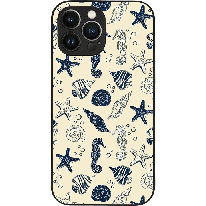 Husa telefon Sonique Ocean Series pentru Apple iPhone 13 Pro Max, silicon, protectie antisoc, multicolor