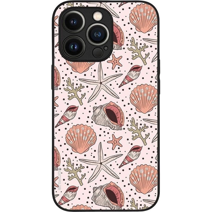 Husa telefon Sonique Ocean Series pentru Apple iPhone 13 Pro, silicon, design cu stele de mare, multicolor