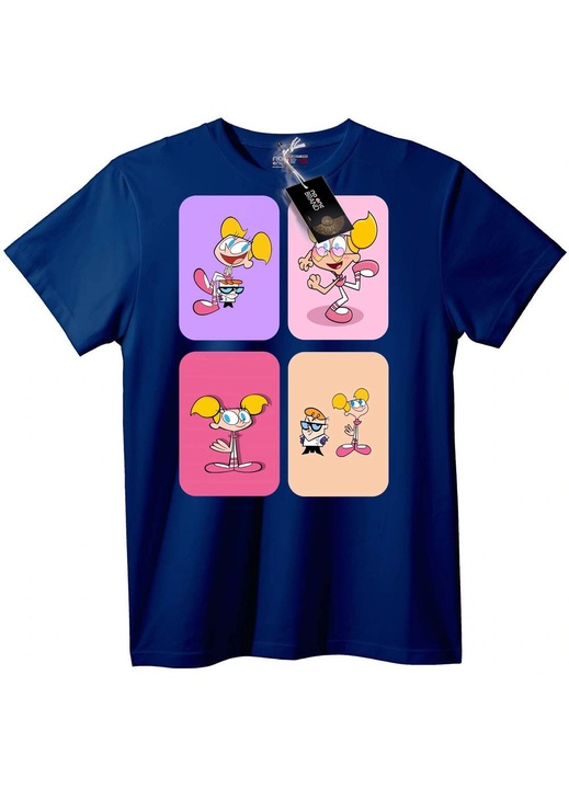 Tricou cu Powerpuff Girls, Bleumarin, 5XL