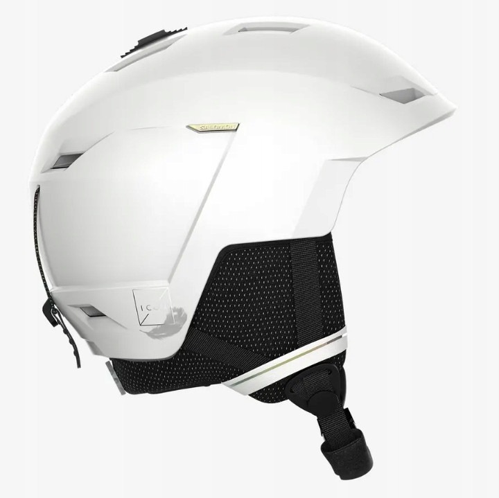 Casca de protectie sportiva Salomon Icon LT, dimensiune S 53-56, greutate 370g, culoare alba, design elegant