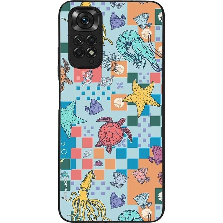 Husa telefon Sonique Ocean Series pentru Xiaomi Redmi Note 11 4G / Redmi Note 11S, silicon, multicolor, 10x15x22cm