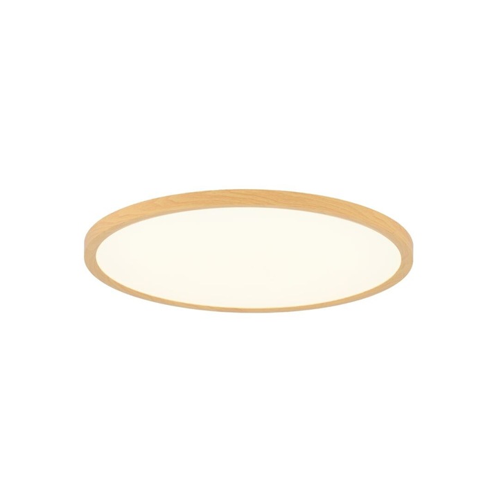 Plafoniera LED pentru exterior Lautrec plastic imitatie de lemn 24W 2030Lm 3000, 4000, 6000K diametru 400mm IP44 RABALUX