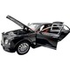 Macheta Bentley Mulsanne fekete 1:24 fém replika fényekkel és hangokkal, nyitható ajtókkal, motorháztetővel, csomagtartóval