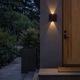 Aplica de perete LED pentru exterior Portel plastic negru 2W 160Lm 2000, 2700, 4000K 100x105x40mm IP65 RABALUX