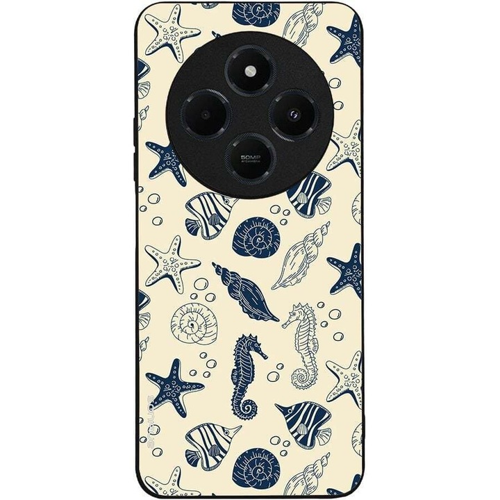 Husa telefon Sonique Ocean Series pentru Xiaomi Redmi 14C 4G / Poco C75 4G / Redmi A4 5G, silicon, multicolor, 10x15x22cm