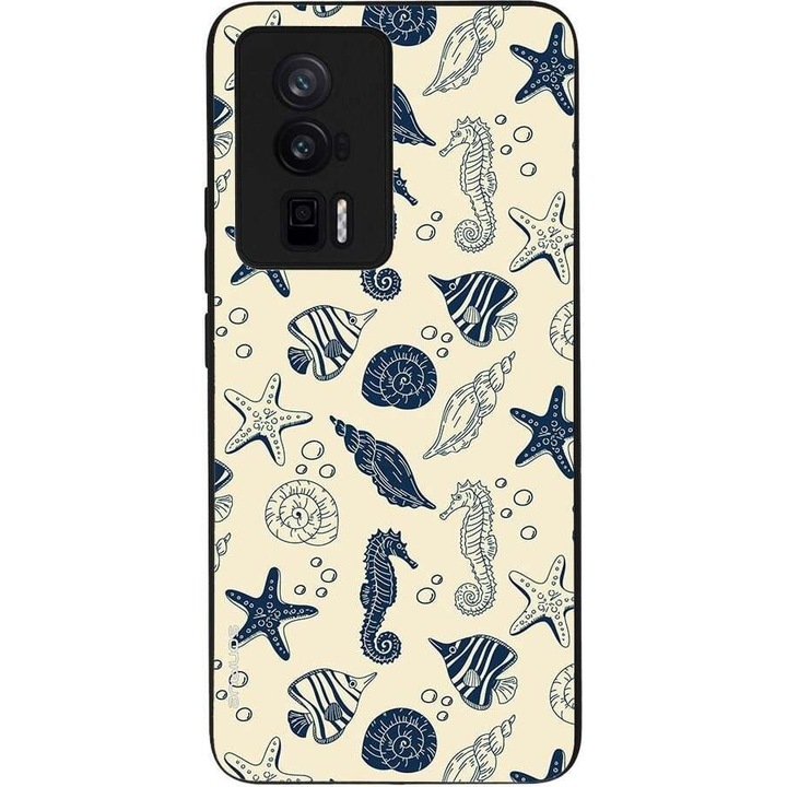 Husa telefon Sonique Ocean Series pentru Xiaomi Poco F5 Pro 5G, silicon, multicolor, 10x15x1cm