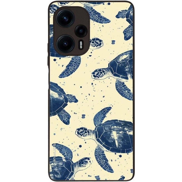 Husa telefon Sonique Ocean Series pentru Xiaomi Poco F5 5G, silicon, design cu tema marina, multicolor