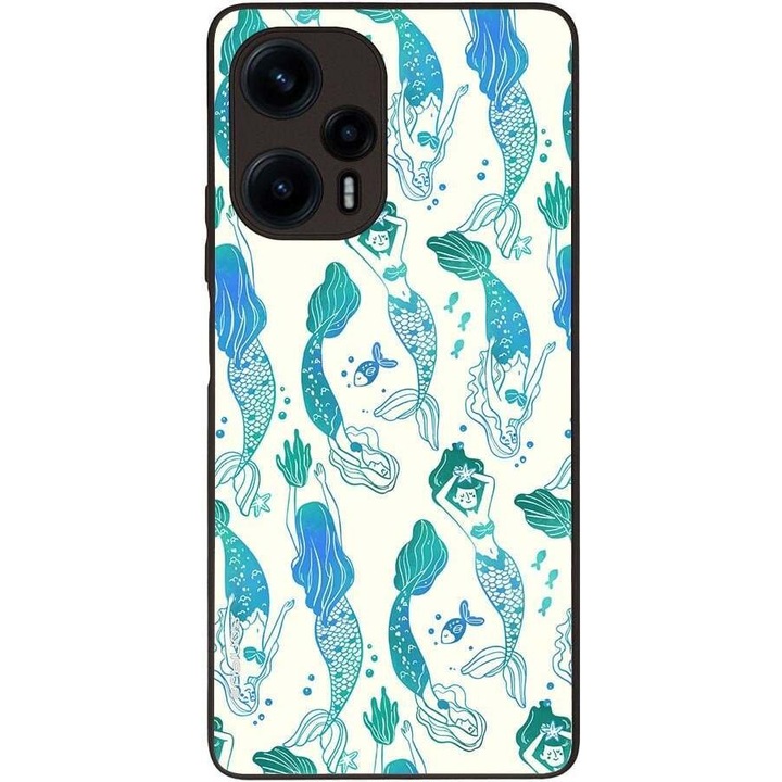 Husa telefon Sonique Ocean Series pentru Xiaomi Poco F5 5G, silicon, design gorgone, multicolor