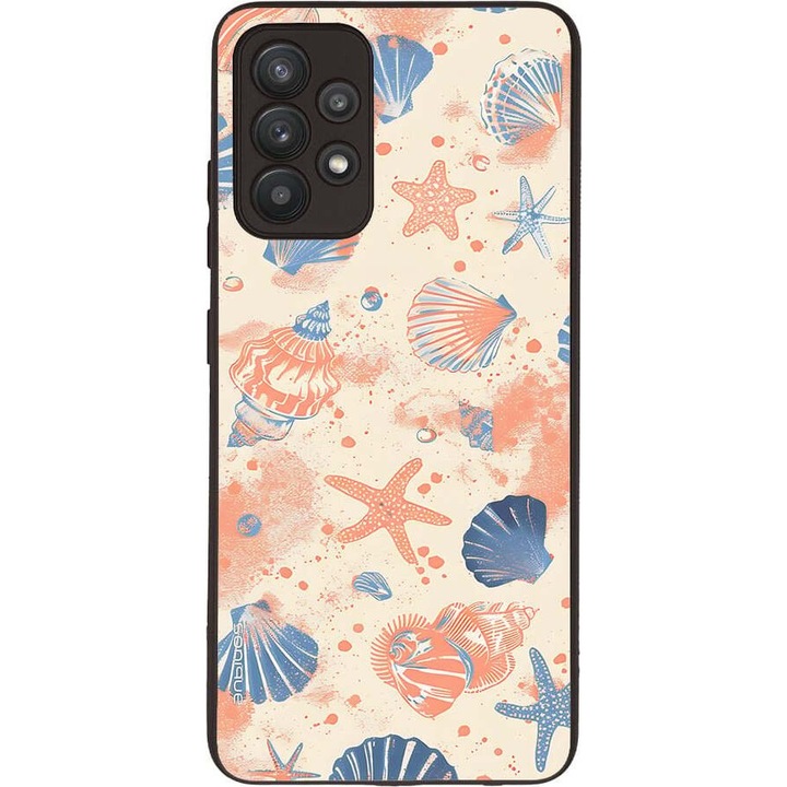 Husa telefon Sonique Ocean Series pentru Samsung Galaxy A32 5G, silicon, design cu cochilii, multicolor