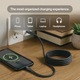 Mágneses USB-C-ről USB-C-re kábel, 100W gyorstöltés, 1m, autóba, kompatibilis iPhone, iPad és Android készülékekkel